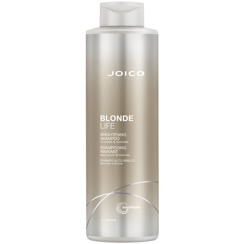 Joico Blonde Life Brightening Shampoo | For Blonde Hair | Add Softness & Smoothness | Sulfate Free | With Monoi & Tamanu Oil | 33.8 Fl Oz