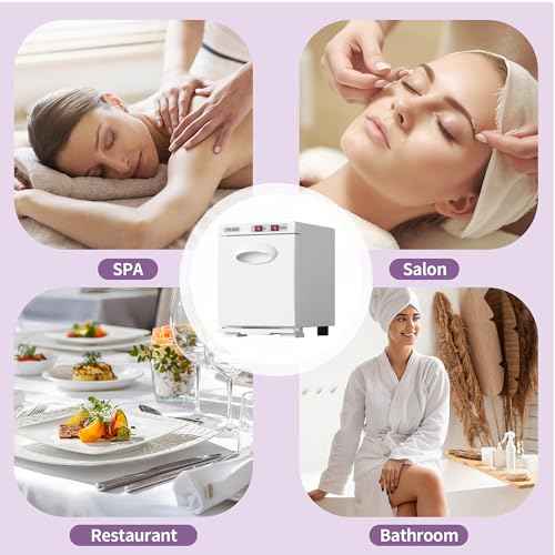Towel Warmer, 5L Small Hot Towel Warmers for Spa, Towel heater for Facials and Towel Warmer Esthetician. (White)