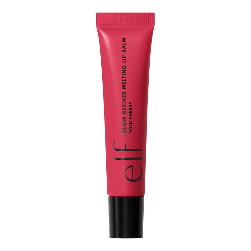 e.l.f. Glow Reviver Melting Lip Balm, Hydrating Tinted Lip Balm For A Glossy Finish & Soft, Supple Lips, Vegan & Cruelty-Free, Wild Cherry