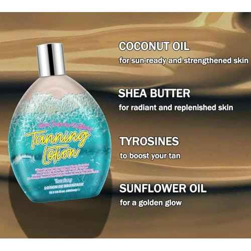 Tanning Bed Lotion Accelerator, Indoor Tanning Lotion For Tanning Beds Bronzer, Bronzing Sunbed Tanning Cream For Outdoor Sun, DHA Free, 13.5oz