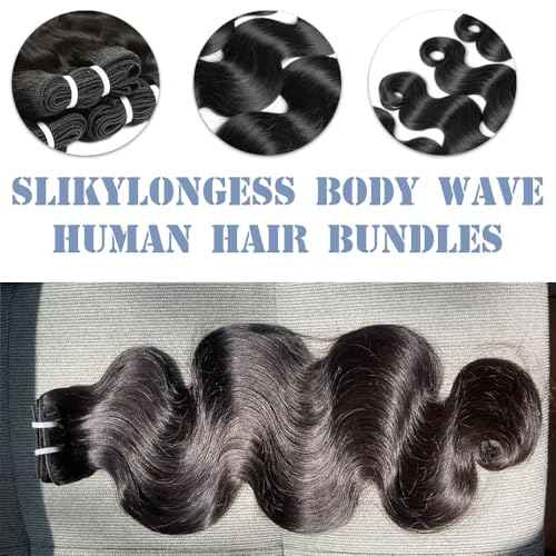 12A Human Hair Bundles 16 18 20 22Inch Body Wave Bundles Human Hair 100% Unprocessed Brazilian Virgin Quick Weave Natural Black