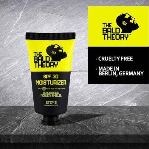 SPF 30 Moisturizer, Scalp Shield with Salicylic Acid ? Exfoliates & Unclogs Pores, Hyaluronic Acid ? Deeply Hydrates, Niacinamide ? Improves Skin Tone, Aloe Vera ? Relieves Irritation