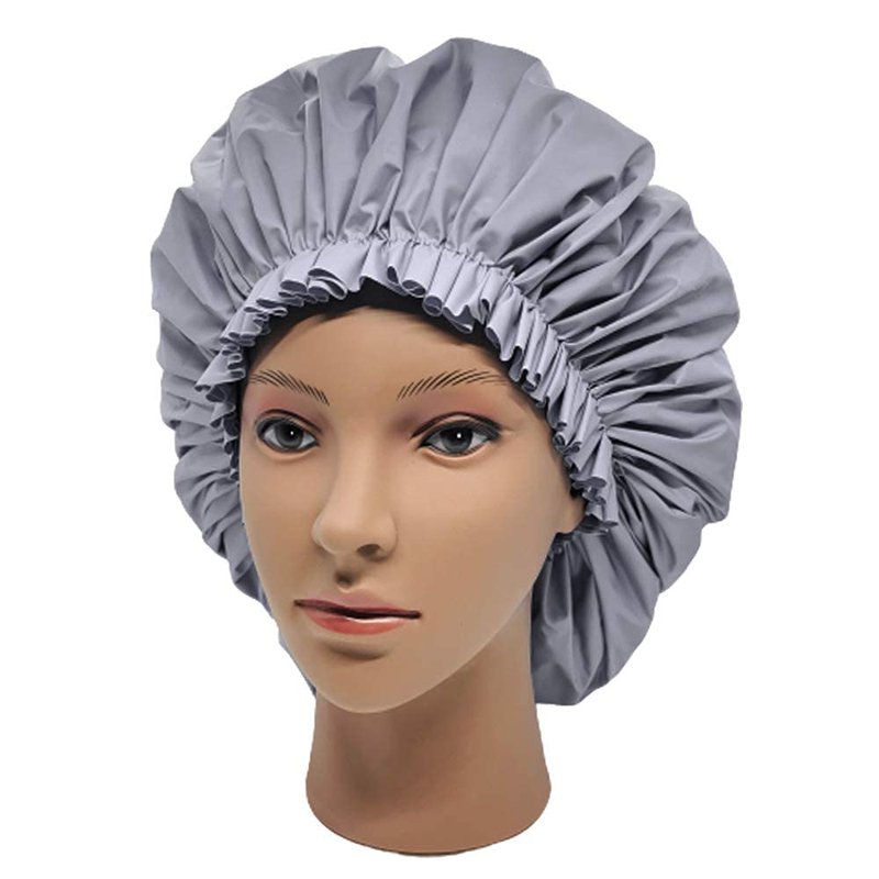 ELEBOX Premium Collection Super Jumbo Shower Cap Grey