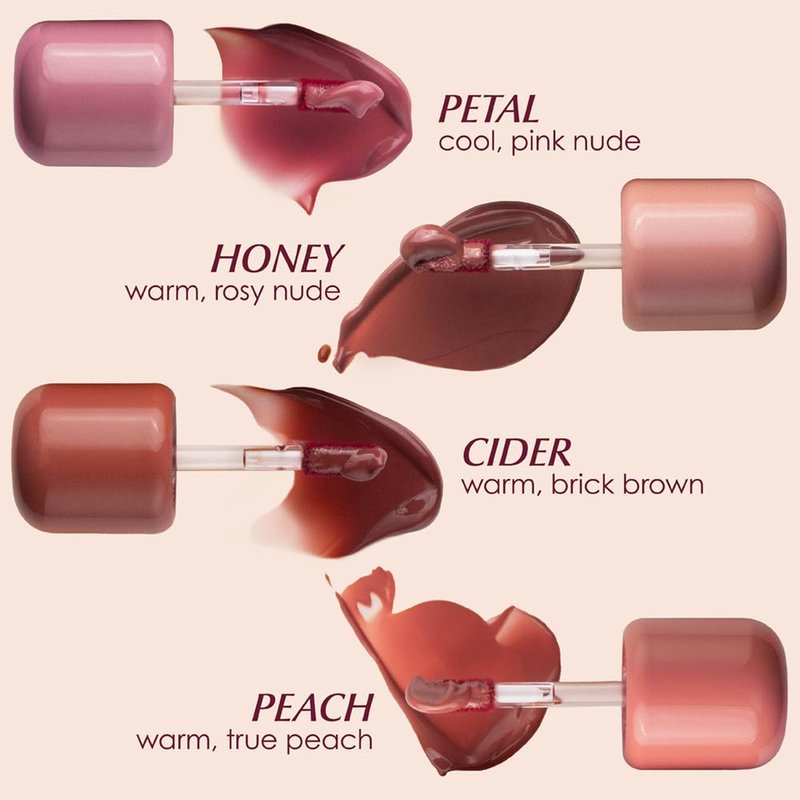 PERSONA Cloudtint Lip Gloss Stain | Hydrating Gloss-to-Tint Hybrid | High Shine + Long-Lasting Color | With Squalane, Glycerin + Ceramide Complex | Buildable, Vegan, Cruelty-Free | Made in USA