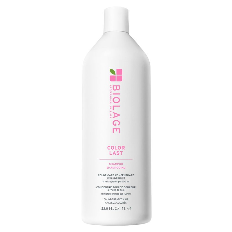 Biolage Color Last Shampoo - For Color-Treated Hair, Nourishes, Strengthens, Hydrates and Adds Shine, Soybean Oil & Stearic Acid, Paraben & Mineral Oil-Free, Vegan, 33.8 Fl Oz