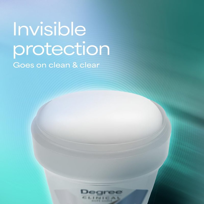 Degree Clinical Strength Antiperspirant Deodorant - 96-Hour Sweat & Odor Protection | Fresh Cotton, 1.6 oz