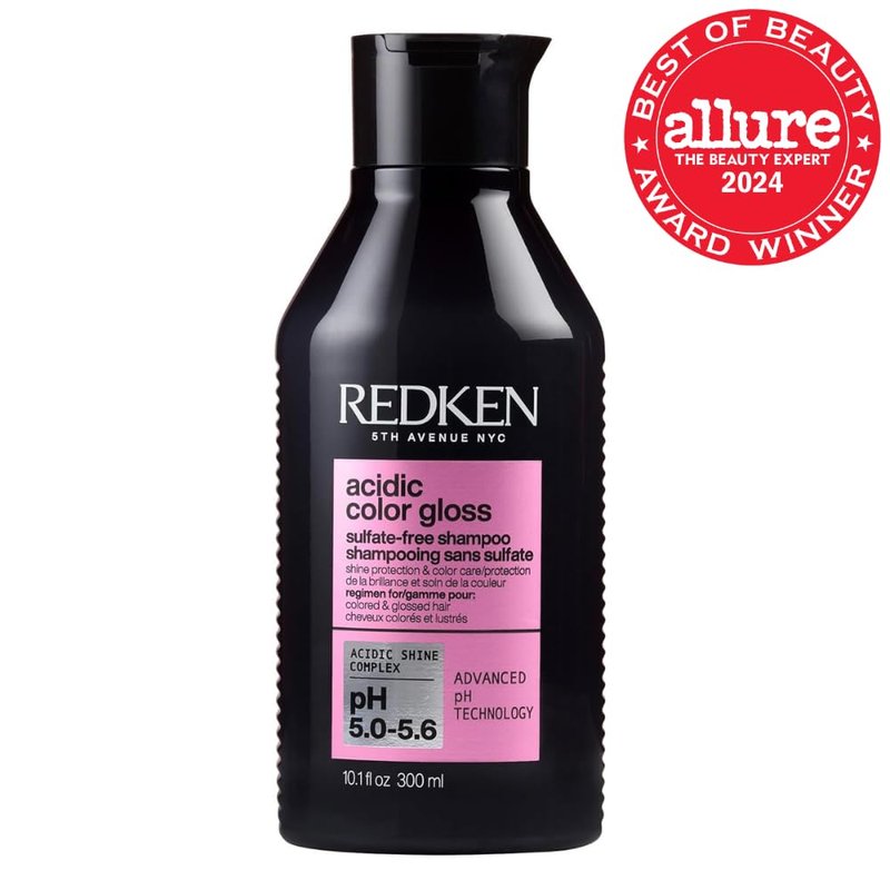 Redken Acidic Color Gloss Shampoo - Sulfate-Free Formula for Color Protection & Shine - 10.1 oz