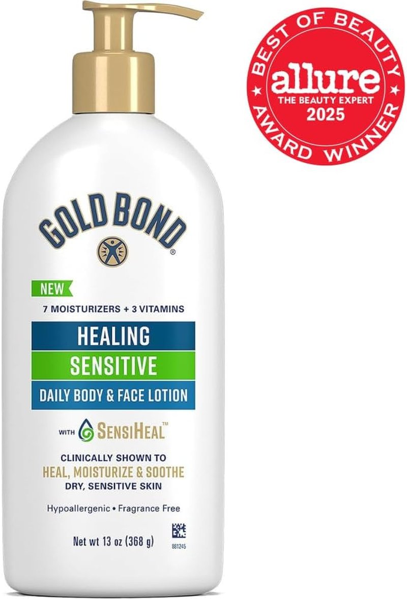 Gold Bond Healing Lotion - Daily Moisturizer for Dry, Sensitive Skin | 13 oz