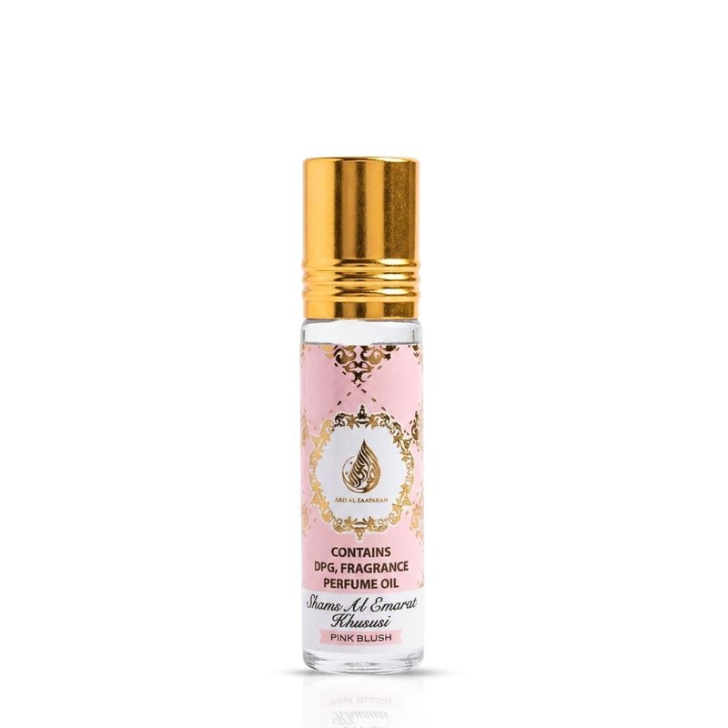 Ard Al Zaafaran Pink Blush Roll-On Perfume Oil - Khususi Scent, 10ml (0.34 FL OZ)