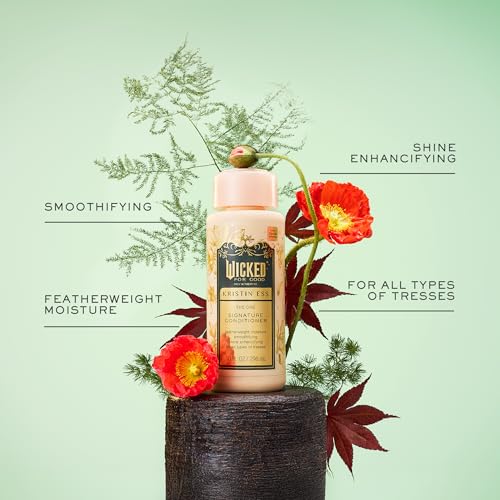 Kristin Ess Hair Wicked Limited Edition Signature Sulfate Free Shampoo and Conditioner Set for Moisture, Frizz + Shine - Color Safe, Vegan, Paraben Free - Clarifying, Hydrating Damage Repair for Women