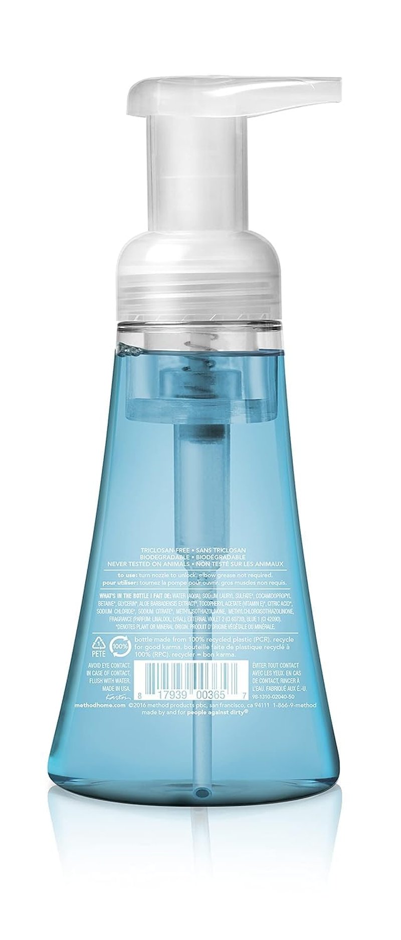 Method Foaming Hand Soap - Sea Minerals Scent | 10 Fl Oz for Refreshing Cleanliness