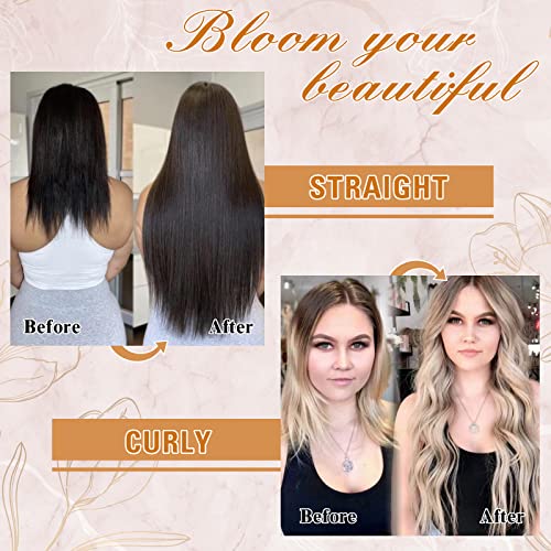 Clip in Hair Extensions Real Human Hair For Women Medium Brown Hair Extensions 70g 100% Remy Virgin Human Hair Clip In Extensions Double Weft Clips Straight Soft Hair No Tangles 14inch