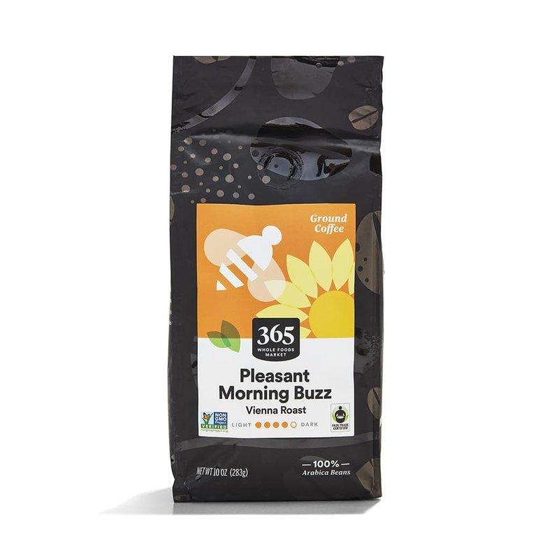 365 by Whole Foods Market Pleasant Morning Buzz Ground Coffee, 10 OZ