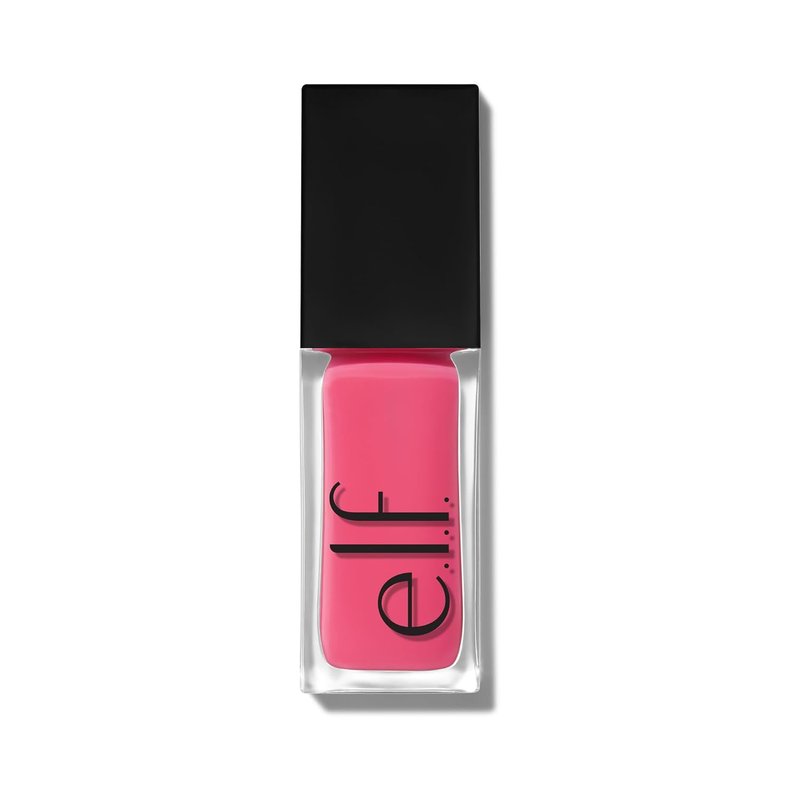 e.l.f. Glow Reviver Plumping Lip Oil - Tinted Lip Plumper with Jojoba Oil | High-Shine Finish, Vegan, Burst Bubble