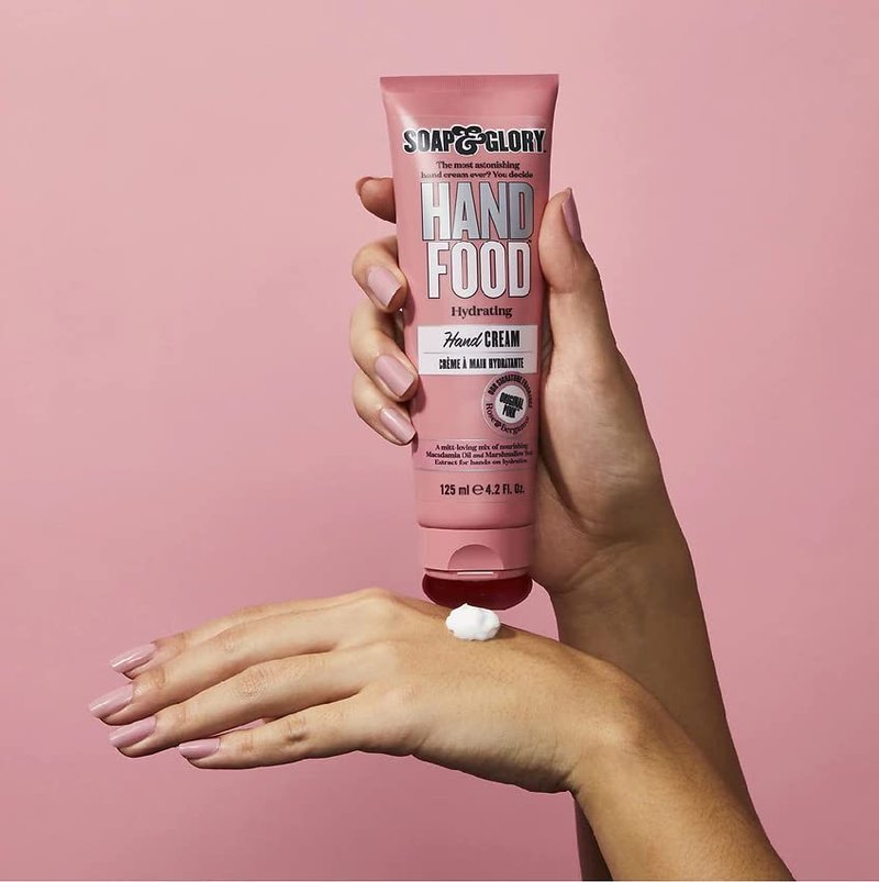 Hand Cream - Hydrating Almond Oil & Shea Butter Moisturizer | Rose & Bergamot Scent, 125 ml