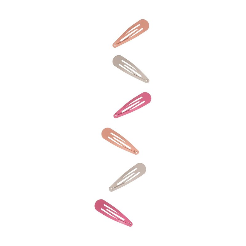 Goody Snap & Go Metal Contour Clips - 10 Count Warm Tones | Pain-Free Hair Accessories for All Hair Types