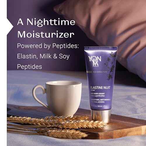 Yon-Ka Elastine Nuit Anti-Wrinkle Night Cream | Anti Aging Facial Moisturizer and Eye Cream | Soften Fine Lines and Wrinkles with Vitamin C and Elastin Peptides | Paraben-Free | 1.70 oz