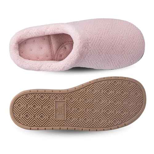 isotoner Women's Indoor/Outdoor Memory Foam Clog Slippers
