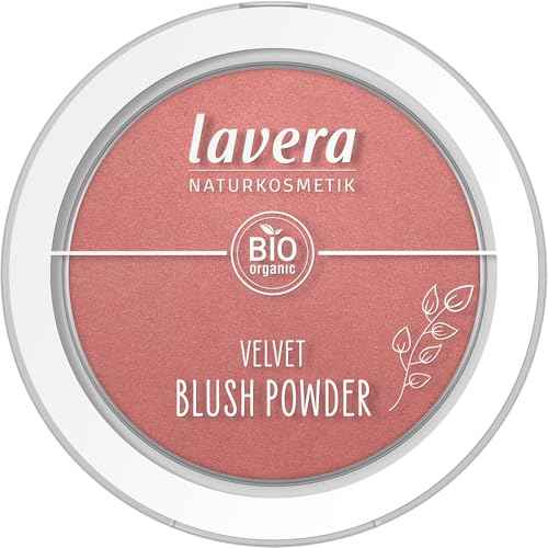 lavera Velvet Blush Powder - Pink Orchid 02 - pink - almond oil & vitamin E - shimmering - velvety texture (1 x 5g)