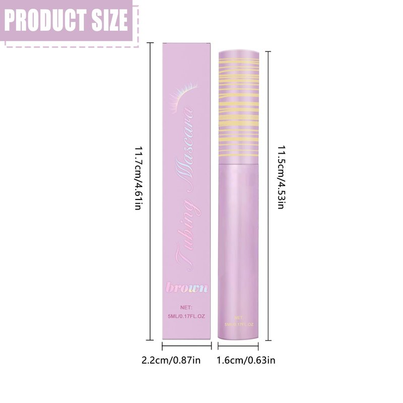 5D Silk Fiber Lash Mascara For Lashes Lengthening And Thick Long Lasting And Smudges Proof Eyelashes Mascara