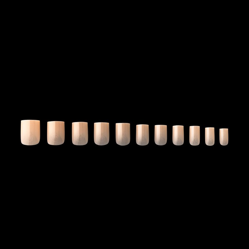 Aprés Neutrals Gel-X Alex Box Of Nail Tips, 11 Sizes 00-9, Soft Gel Nail Tip Box, Nail Extensions (150pcs) (Natural Square Medium, 150pcs)