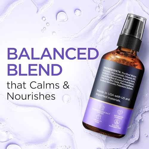 Niacinamide Serum for Face 10% with Zinc 1% Vitamin B3 Anti-Aging, Advanced Skin Care for Even Tone, Texture and Hydrating Cruelty Free 2 Oz