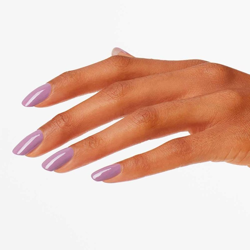 OPI Nail Lacquer One Heckla of a Color! | Opaque Soft Purple Crème Chip Resistant Nail Polish | Iceland Collection