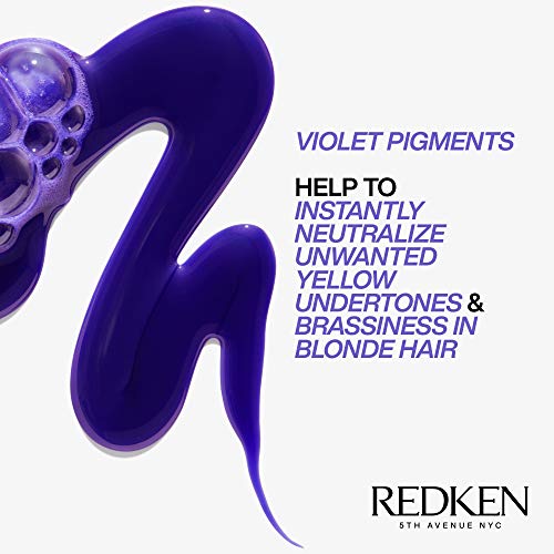 REDKEN Color Extend Blondage Color Depositing Purple Shampoo | For Blonde Hair | Neutralizes Brassy Tones In Blonde Hair | With Salicylic Acid | 33.8 Fl Oz