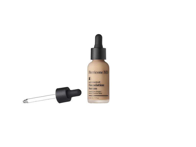Perricone MD No Makeup Foundation Serum - Semi-Matte Hydrating Liquid Foundation Makeup - Fragrance Free, Vegan, Cruelty-Free - Buildable Medium Coverage for Dark Spots & Uneven Tone, Ivory, 1 fl oz