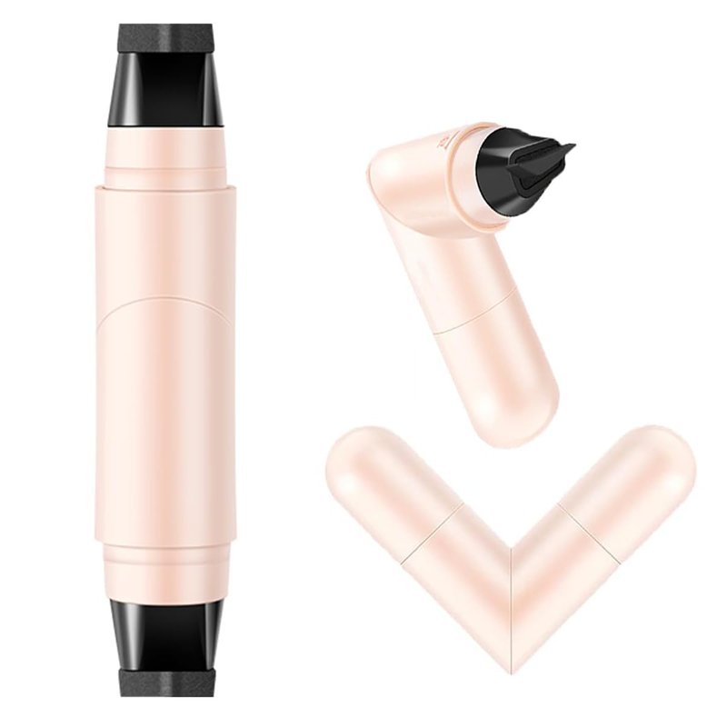 Skiennix Eye Liner Stamp Set - Waterproof, Smudge-Proof Double-Ended Winged Pencil for Beginners | Black