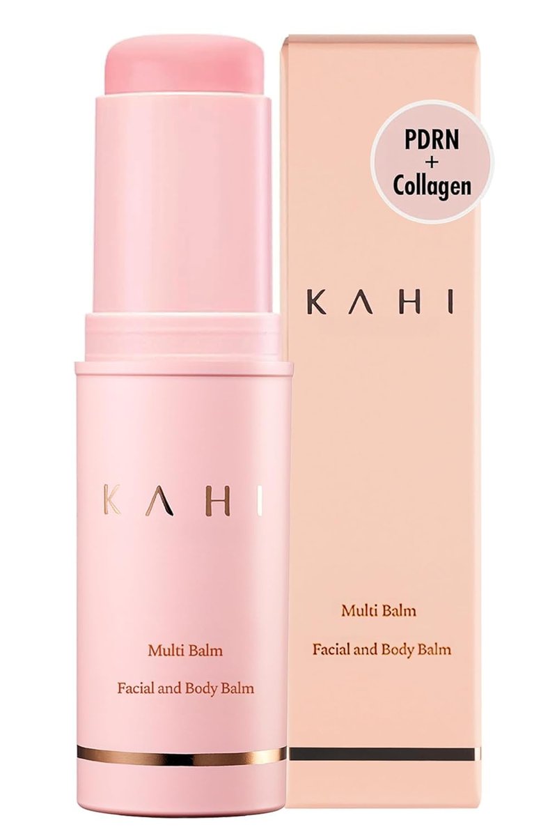 KAHI Wrinkle Bounce Multi Balm Stick - PDRN Collagen Hydrating Balm for Lips, Eyes & Face | All-in-One Moisturizer