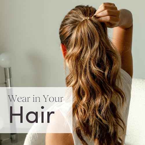 By Lilla Bracelet Hair Ties - Stretchy Hair Tie Bracelets - Decorative Handmade Jewelry for Women¡¯s Wrist and Ponytail