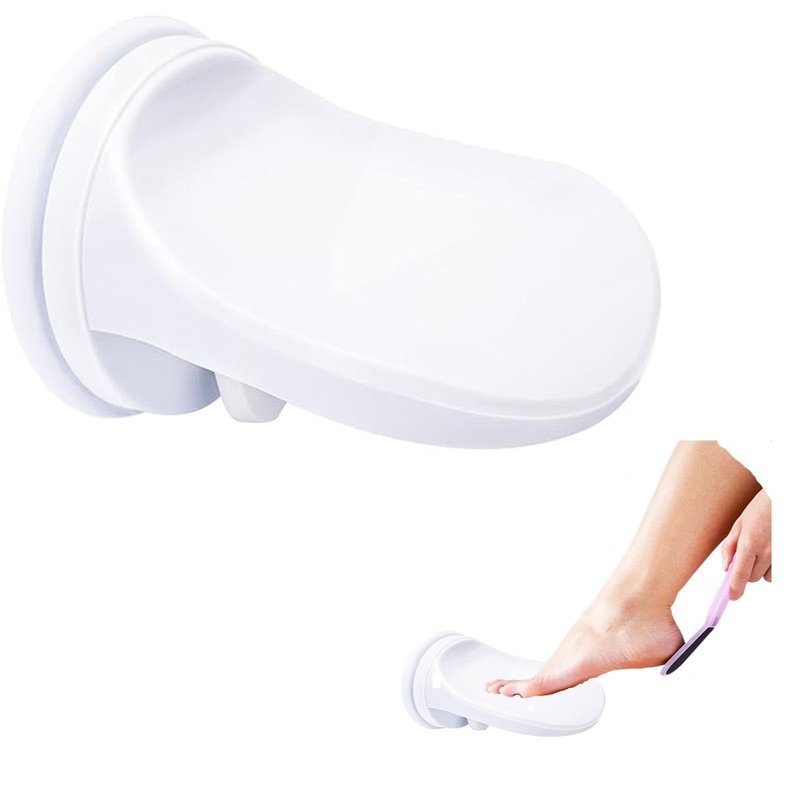 fghuim Shower Foot Rest for Shaving Legs,Suction Cup Shower Shaving Leg Aid,No Drilling Shower Stool for Inside Shower Shaving Legs