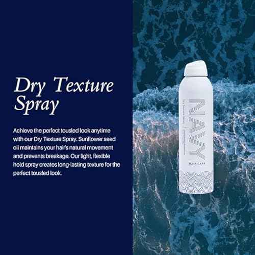 NAVY Hair Care Dry Texture Spray & Swell Thickening Cream | Add Volume and Thickness for Fuller Looking Hair | 7 oz + 4 oz