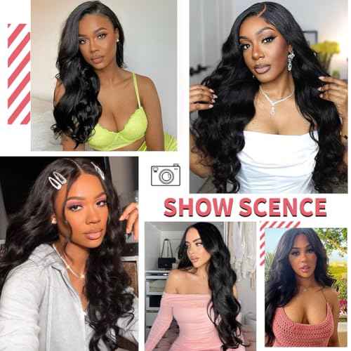 12A Brazilian Human Hair Bundles 16 18 20 Inch Body Wave Bundles Human Hair 100% Unprocessed Brazilian Virgin Human Hair Body Wave 3 Bundles Human Hair Extension Natural Color