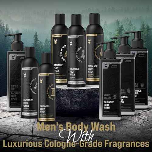 The Beard Struggle Men's Body Wash Aesir's Triumph - Platinum Collection - Skin Cleaning Agent - Natural Body Wash - Shower Gel Liquid Soap - 240 mL / 8 US. fl. oz.