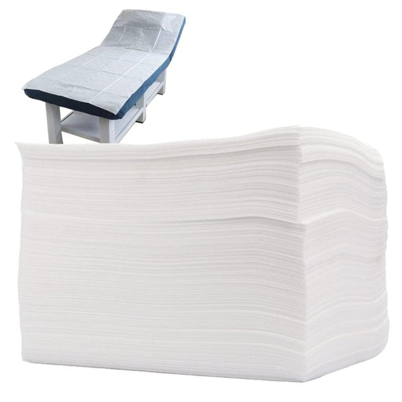 Disposable Bed Sheets - Non-Woven Fabric Massage Table Covers | 100PCS, 71" x 31", Ideal for Spa & Salon