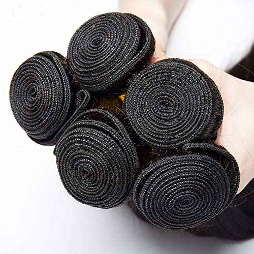 Hswpawk Body Wave Bundles Human Hair 16 18 20 Inch 12A Human Hair Bundles 3 Bundles Human Hair 100% Unprocessed Brazilian Virgin Hair Bundles Deals Human Hair Natural Color Human Hair Weave Extension