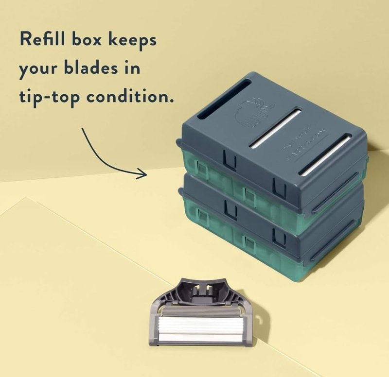 Harry's Razor Blades Refill Cartridges - 4 Count Compatible Blades for a Smooth Shave
