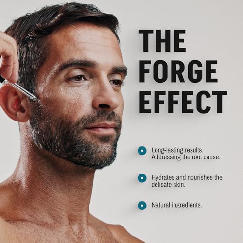 FORGE SKIN¢ç Night Beef Tallow Serum for Men [TALLOW-BASED] - Facial Essence for Face Wrinkles with Essential Oils - Natural Green Tea Skincare for Radiance and Skin Hydration (1.77 OZ)