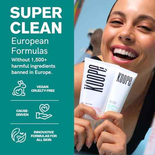 Koope Middleweight Face Cream, Moisturizer For All Skin Types, Balanced Hydration with Hyaluronic Acid, Baobab Oil, Anti-Pollution Shield, Free of Parabens, Sulphates & Fragrances, Vegan, 1.69 FL OZ
