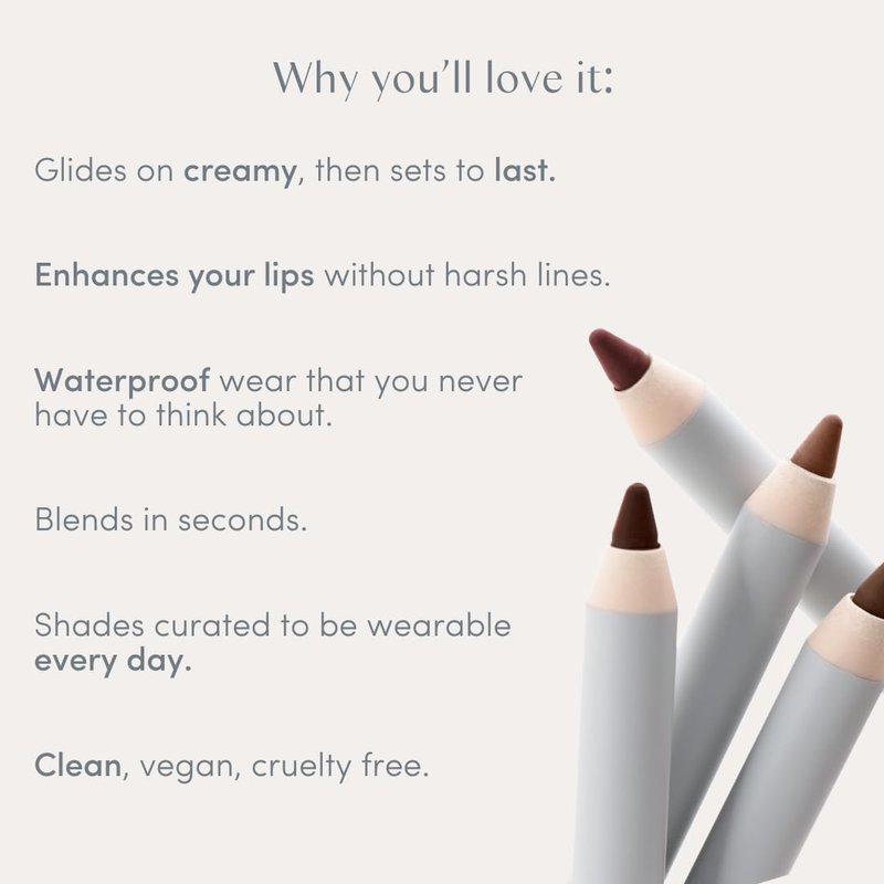 Ravie Beauty Soft Definition™ Longwear Lip Liner – Smudge-Resistant, Waterproof Precision Pencil for Effortless Shaping – Vegan & Cruelty-Free All-Day Wear Lip Definition (Mocha)