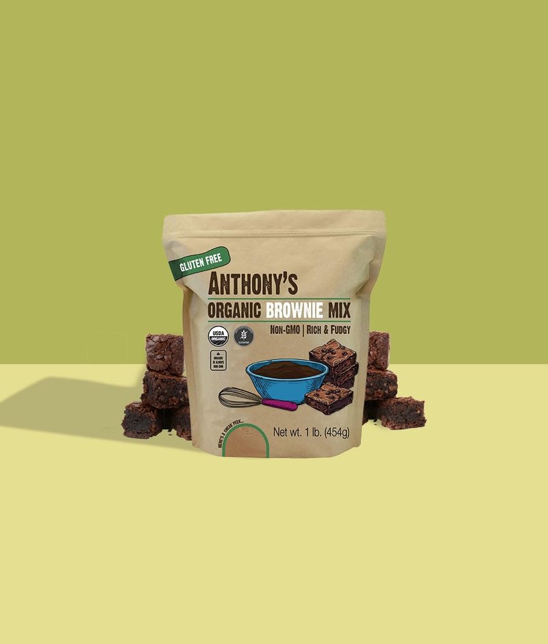Organic Brownie Mix - Gluten Free, Dairy Free, Non-GMO | Rich & Fudgy 1 lb