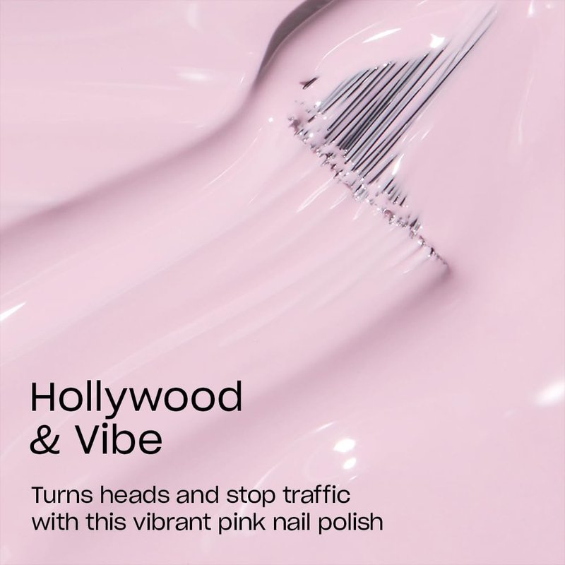 OPI Nail Lacquer Hollywood & Vibe | Opaque Soft Pink Crème Chip Resistant Nail Polish | Hollywood Collection