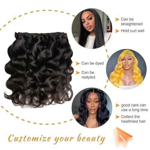 14A Brazilian Body Wave Bundles Human Hair 16 18 20 Inch 100% Real Raw Virgin Human Hair Bundles Body Wave 3 Bundles Human Hair Extension Natural Color£¨16 18 20£©