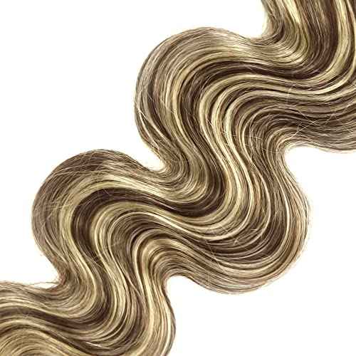 P4613 Highlight Blonde Human Hair Bundles Brown Body Wave 3 Bundles 28 30 32 inch Two Tone Brown and Blonde Bundle for Women