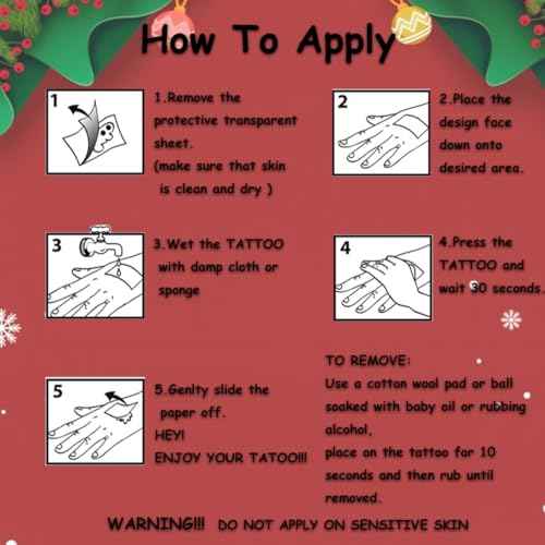 Glitter Snowflake Temporary Tattoos for Kids Party Supplies - 74 Individually Sheets Glitter Winter Snowflake Tattoos for Boys Girls Holiday Party Favors