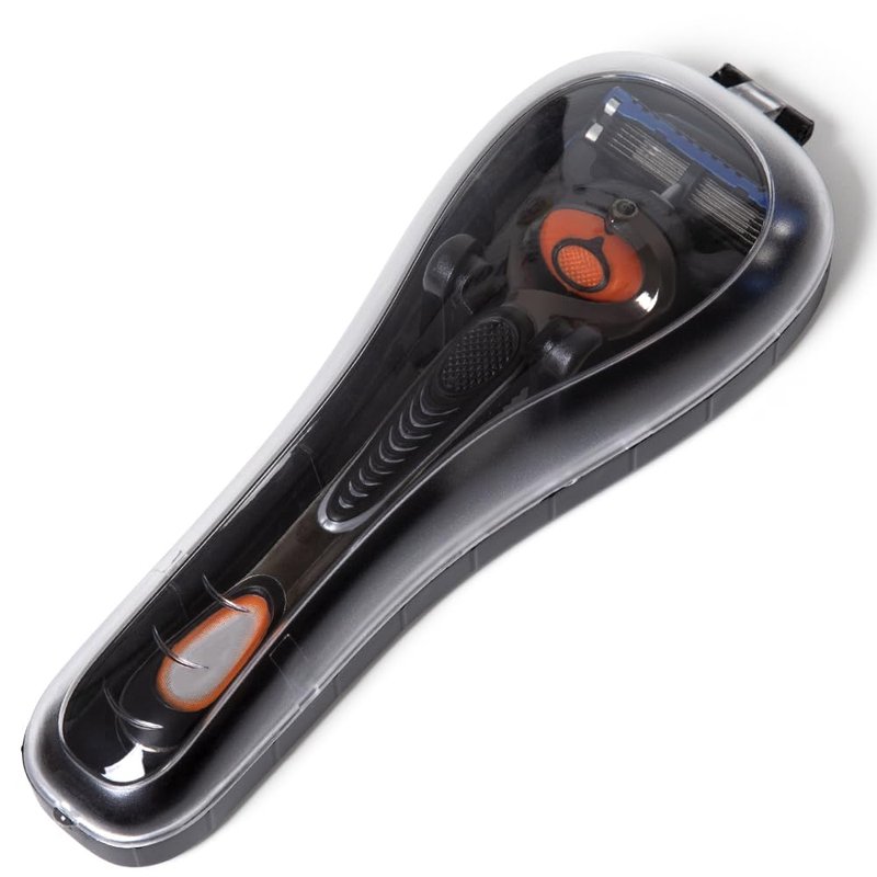 Nincha Manual Razor Case - Portable Plastic Trimmer Protector in Sleek Black Color