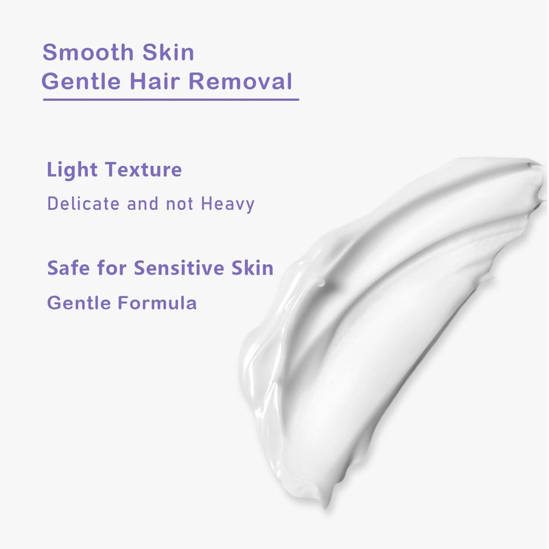Body Hair Removal Cream - Painless Depilatory Cream for Legs, Arms, Underarms & Bikini Line | Gentle Formula