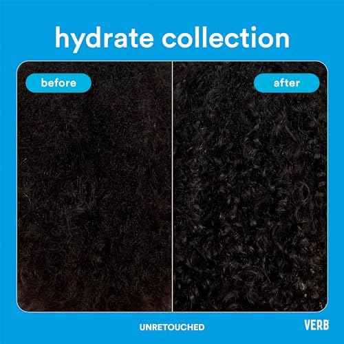 VERB Hydrate Mask, 6.8 fl oz - Intense Moisture for Dry + Frizzy Hair - Smooth + Detangle - Amber + Warm Jasmine Scent